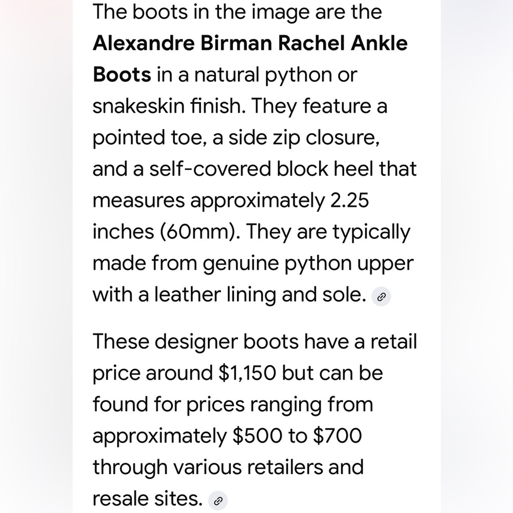 Alexandre Birman Python Pattern Ankle Boots - Tan - Picture 10 of 12